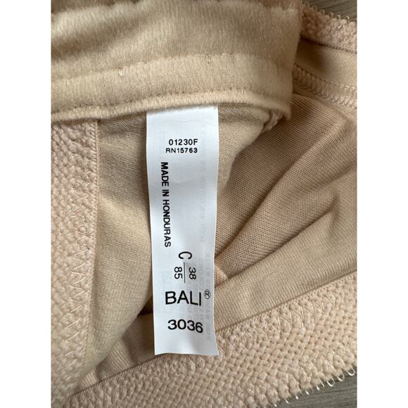Bali Double‎ Support Cotton Wirefree Bra, Soft Taupe, Size 38C - Picture 7 of 7